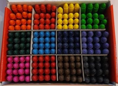 Faber Castell Chublets - Box of 384 (CLASSROOM BULK BOX) - Wax Crayons