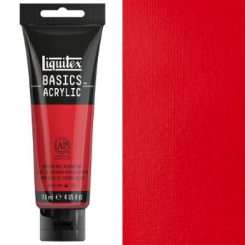Liquitex BASICS Acrylic 118ml Cad Red Medium Hue - 151