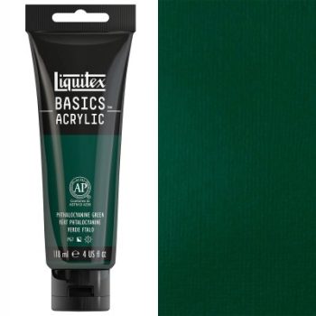 Liquitex BASICS Acrylic 118ml Phthalocyanine Green - 317