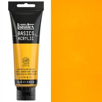 Liquitex BASICS Acrylic 118ml Cad Yellow Deep Hue - 163