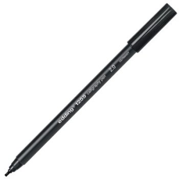 Edding Calligraphy Marker (Black) - Fine 2.0mm tip