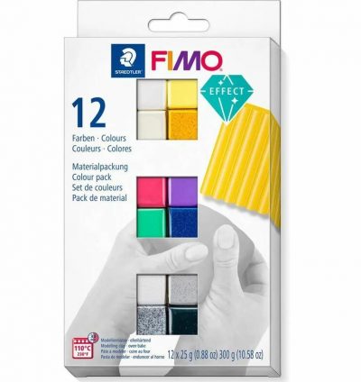 FIMO Multi Block Set 12 x 25g blocks - multi-colour modeling clay