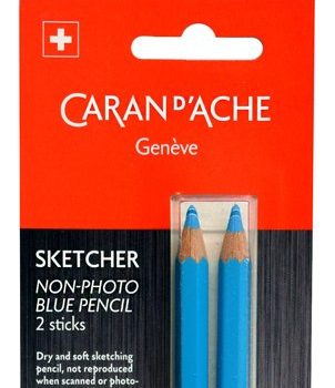 Caran Dache Non-Photo Blue Pencils - Set of 2