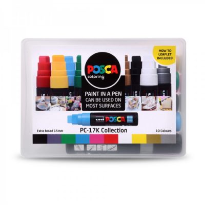 POSCA PC-17K Collection - 10 x Extra Broad Tip Markers