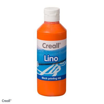Creall Lino Block Printing Ink 250ml - Orange