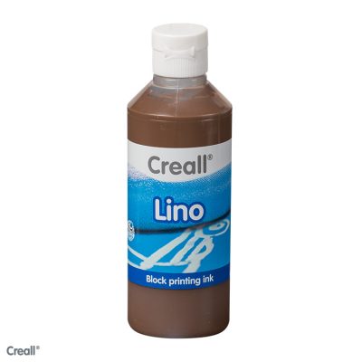 Creall Lino Block Printing Ink 250ml - Brown