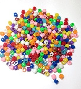 Pony Beads - 1000 pc bag - neon colours
