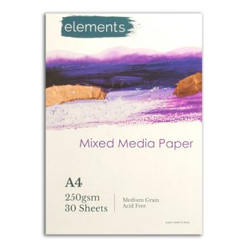 Elements - A4 Mixed Media Paper 250g 30 Sheets