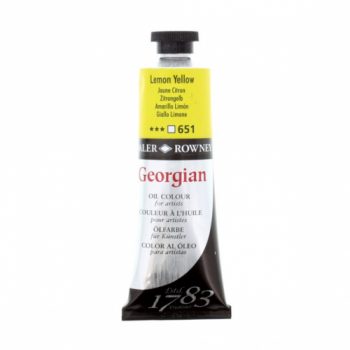 Lemon Yellow - 651 Georgian Daler Rowney Oil Paint