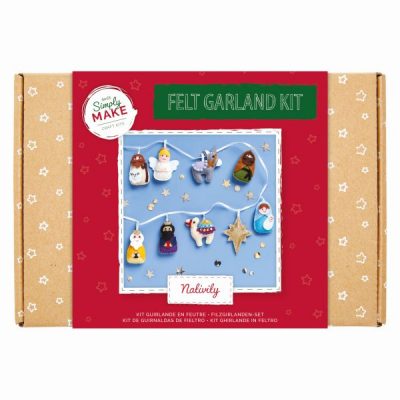 Felt Craft Kit - Nativity Garland - Simply Make - Art & Craft