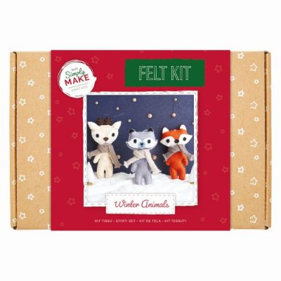 Felt Craft Kit - Winter Animals - Simply Make - Art & Craft