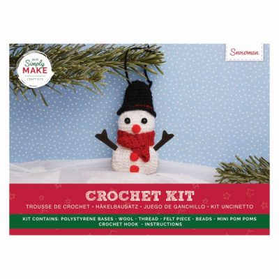 Crochet Craft Kit - Snowman - Simply Make - Art & Craft