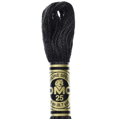 DMC Embroidery Thread 8m or 8.7 yards - Black 310