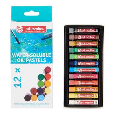 Art Creation - Royal Talens Water Soluble Oil Pastels - Box of 12 colours