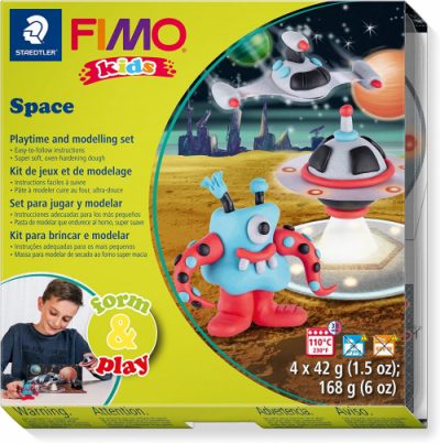 FIMO Kids Space Set 168g Ages 8 plus - modelling set