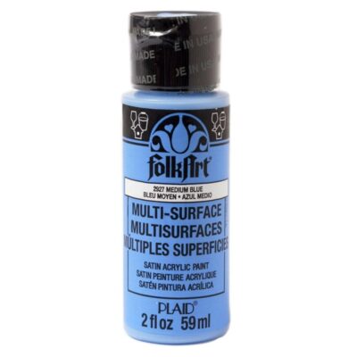 "Folk Art" Multi Surface Acrylic 59ml - Medium Blue 2927