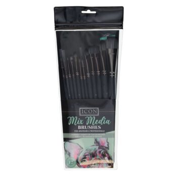 Icon Mixed Media Brushes - Set of 12