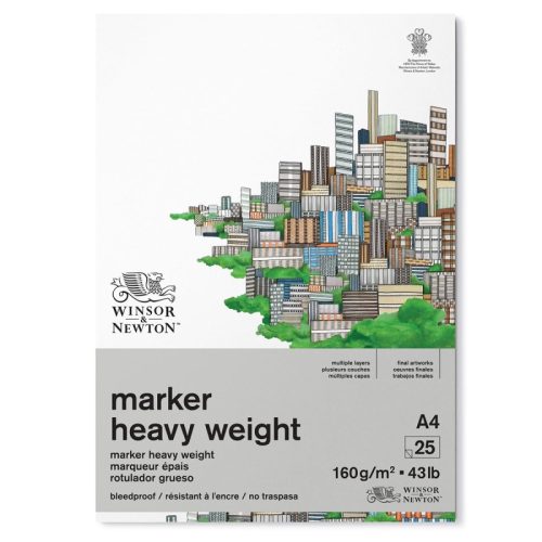 Winsor & Newton Heavy Weight Marker Pad 160gsm - A4