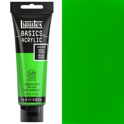 Liquitex Acrylic 118ml Fluorescent Green 985