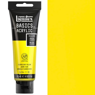 Liquitex Acrylic 118ml Fluorescent Yellow 981