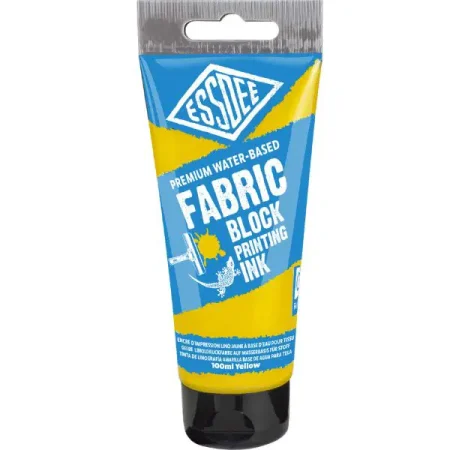 Fabric Block Printing Ink 100ml - Yellow