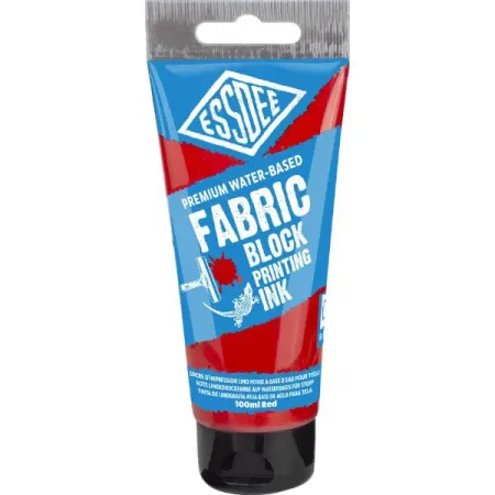 Fabric Block Printing Ink 100ml - Red