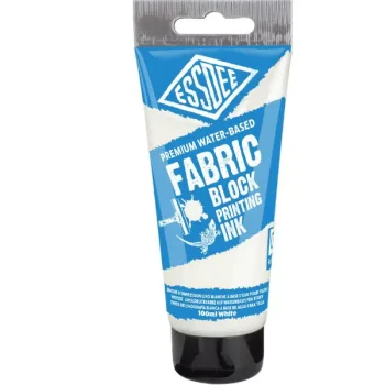 Fabric Block Printing Ink 100ml - White