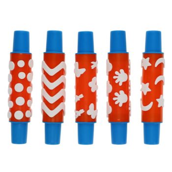 Patterned Paint Rollers - Set of 4