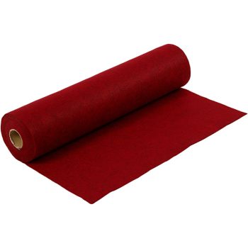 Felt Roll 45cm x 5 metres - Antique Red